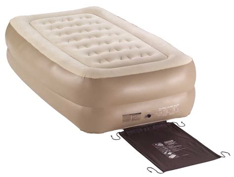 coleman twin air mattress double high